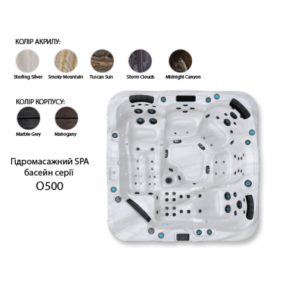 Гідромасажний SPA басейн серії O500
