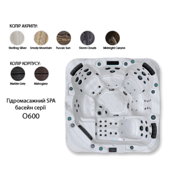 Гідромасажний SPA басейн серії O600