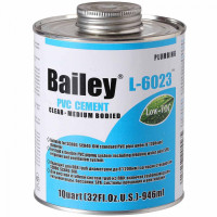 Клей L-6023 (473ml) Bailey для труб ПВХ
