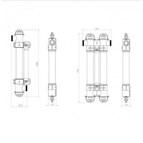 Ультрафіолетова установка Elecro Steriliser UV-C HRP-55-EU, DLife indicator, Dosi pump (1*55В, 16м3/год, 50м3)