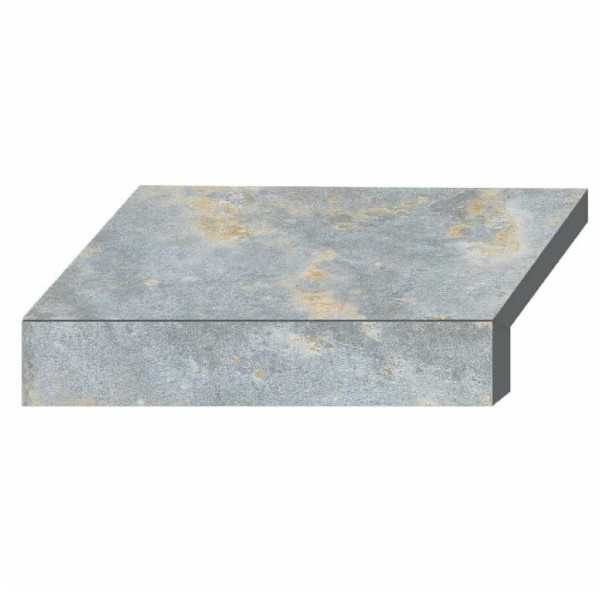 Бортова Г-подібна плитка Aquaviva Loft Blue, 600x3...