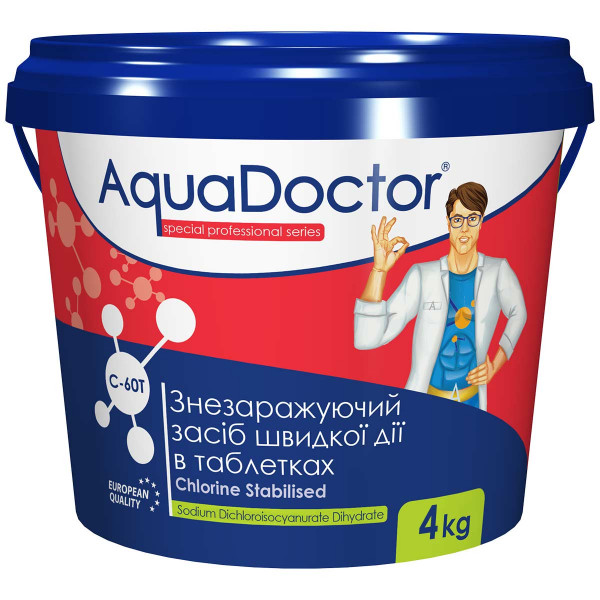 AquaDoctor C-60T дезінфектант на основі хлору швид...