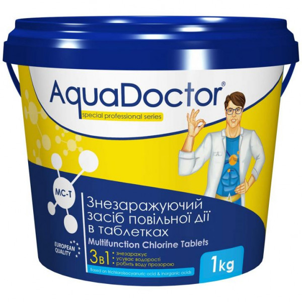 Дезінфектант 3 в 1 на основі хлору AquaDoctor MC-T...