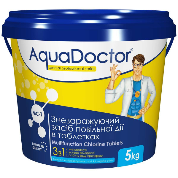Дезінфектант 3 в 1 на основі хлору AquaDoctor MC-T...
